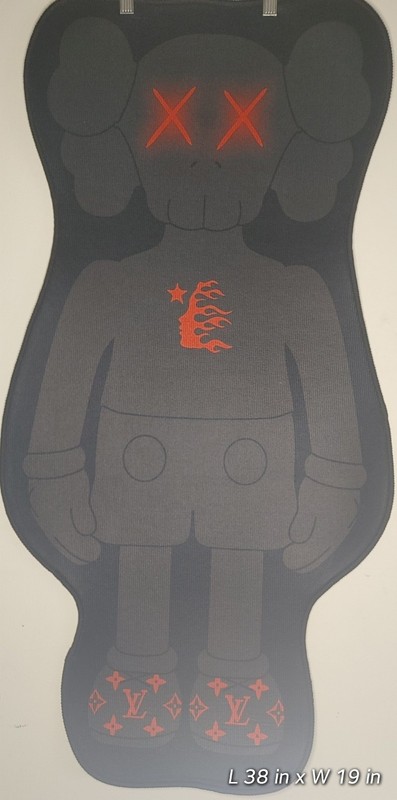 HELLSTAR x BearBrix Custom Flat/Not Fluffy Detailed Area Rug Mat