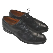 Allen Edmonds Park Avenue Made in USA Black Cap Toe Oxford Dress Shoes Mens  8 D