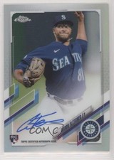 2021 Topps Chrome Rookie Auto Refractor 186/499 Aaron Fletcher #RA-AF Auto 1l5