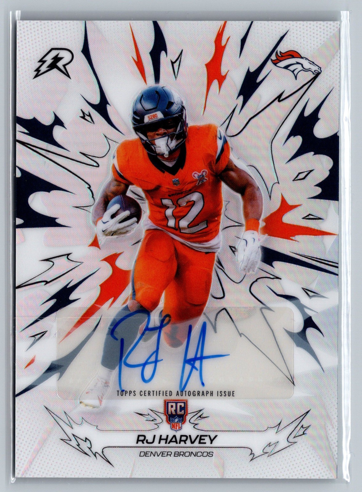 RJ Harvey Topps Resurgence 2025 - Signatures 128 NM