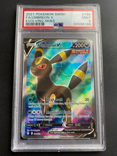 Umbreon V graded PSA 9 for sale on eBay