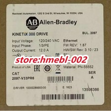 New Factory Sealed Allen Bradley 2097-V33PR6 SER A KINETIX 300 Servo Drive