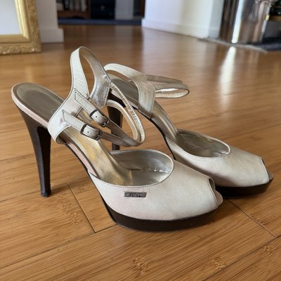Gianfranco Ferre / GF Ferre Tan Leather high heel shoes Size 40 EU