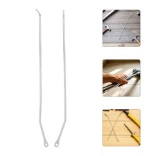 5 Paar Schwamm Roller Mop Reparatur Zugstange 32 cm: Schwerlast Edelstahl