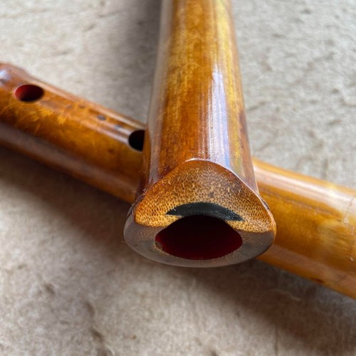 Japanese Instrument Shakuhachi 20inch vertical bamboo flute Ryufu Sign - Picture 4 of 9