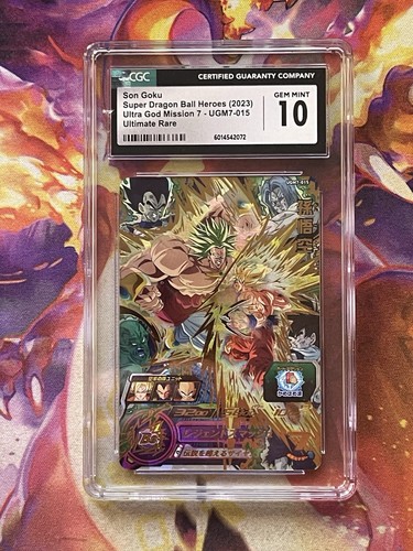 Son Goku UGM7-015 CGC 10 Ultra God Mission 7 Super Dragon Ball Heroes Card