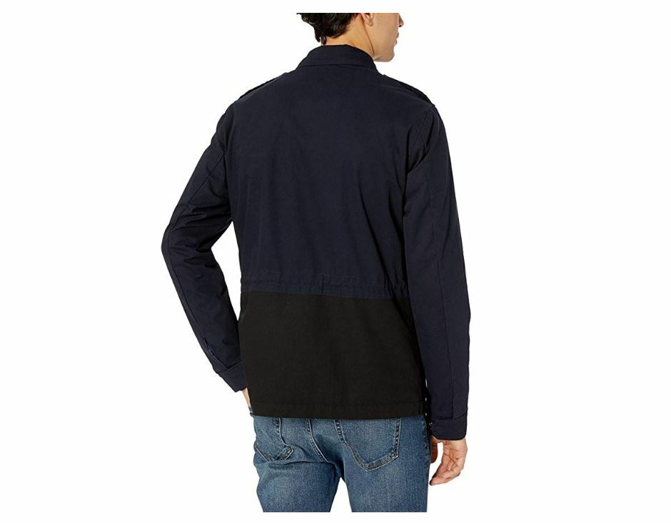 SCOTCH & SODA ネイビー ダブルガーメントジャケット M Scotch & Soda Jacket Mens M Navy Blue Amsterdam Couture Cotton