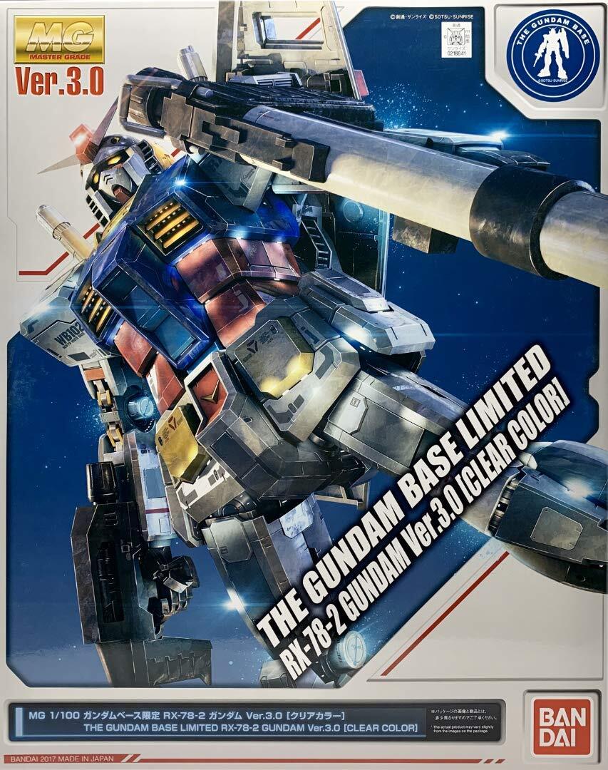 MG 1/100 Gundam Base Limited RX-78-2 Gundam Ver.3.0 [Clear Color