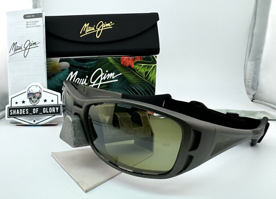 MAUI JIM WATERMAN MJ 410-11B TITANIUM W/ MAUI HT GREEN POLARIZED
