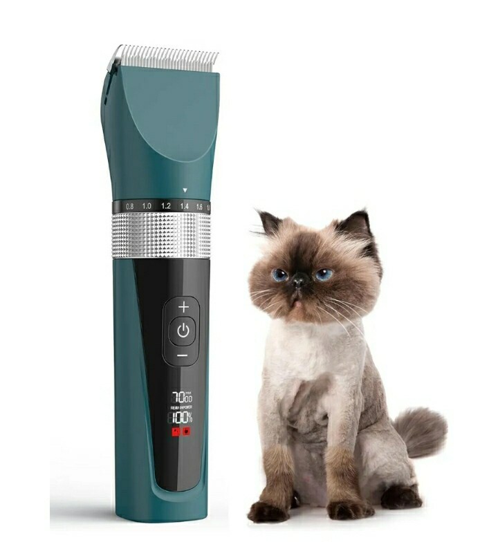 Oneisall Cat Grooming Clippers for Matted Long Hair, 5-Speed Cordless Kit NEW