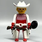 Playmobil Sharpshooter Cowboy Male Adult Figure Rifle Western Outlaw VTG 4525
