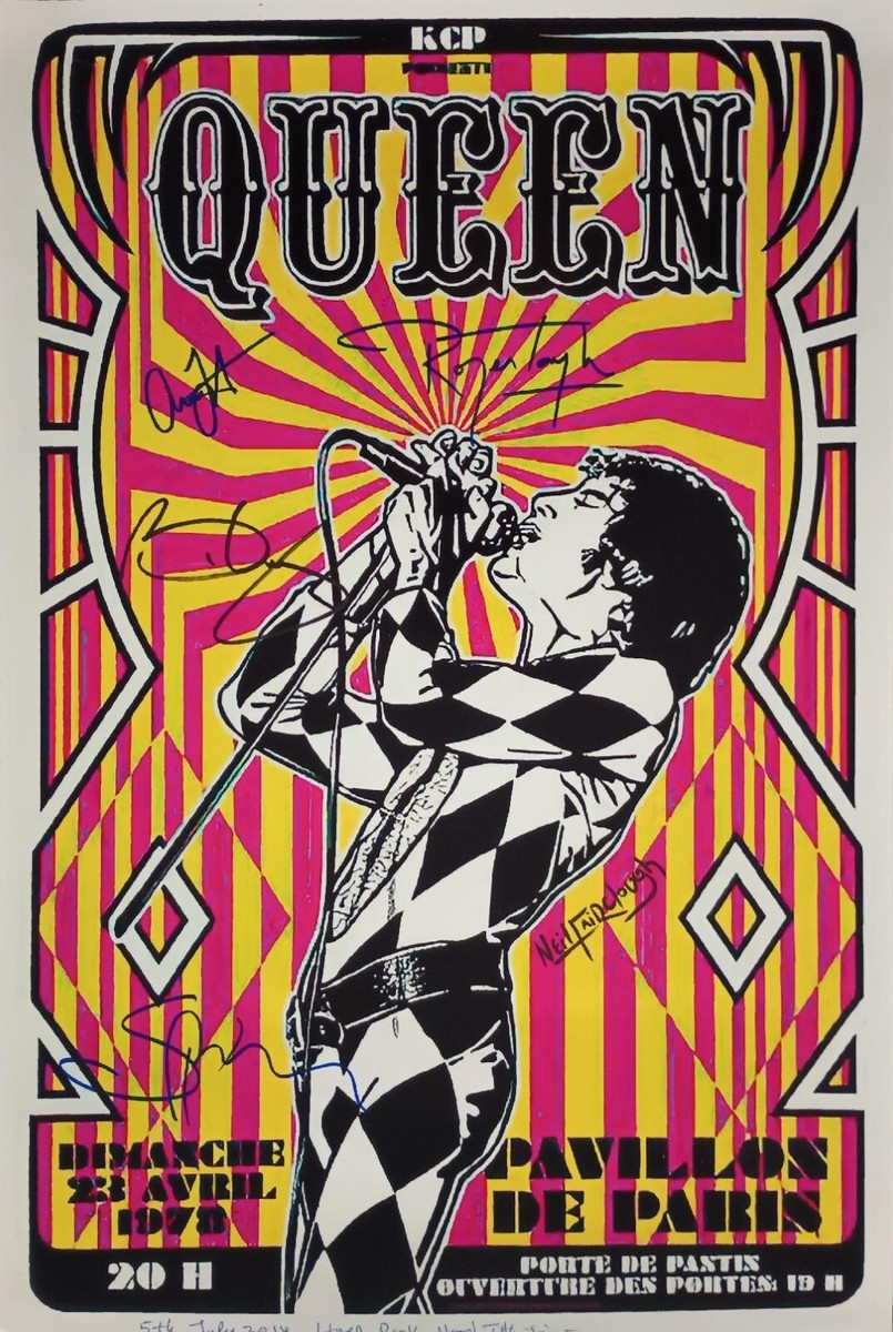 激、激、激レア！！！ Queen 木製パネル ポスター 激、激、激レア