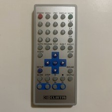 Curtis DVD8007B Remote Control Genuine Portable DVD Player w Battery OEM