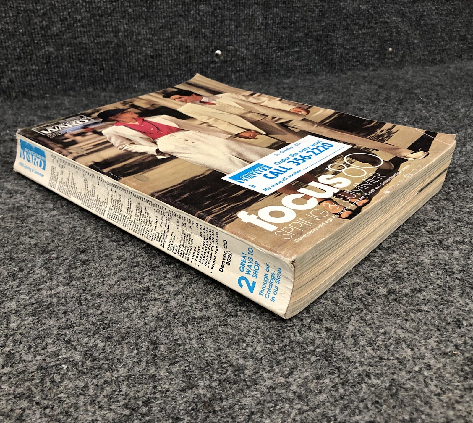 Vintage Focus 1980 Montgomery Ward Spring Summer Catalog Clothes Toys & More EUC