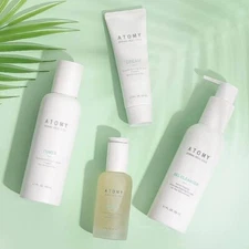 ATOMY Derma Real Cica 4-item Set Cream+Ampoule+Toner+Gel Cleanser Set KOREA MADE