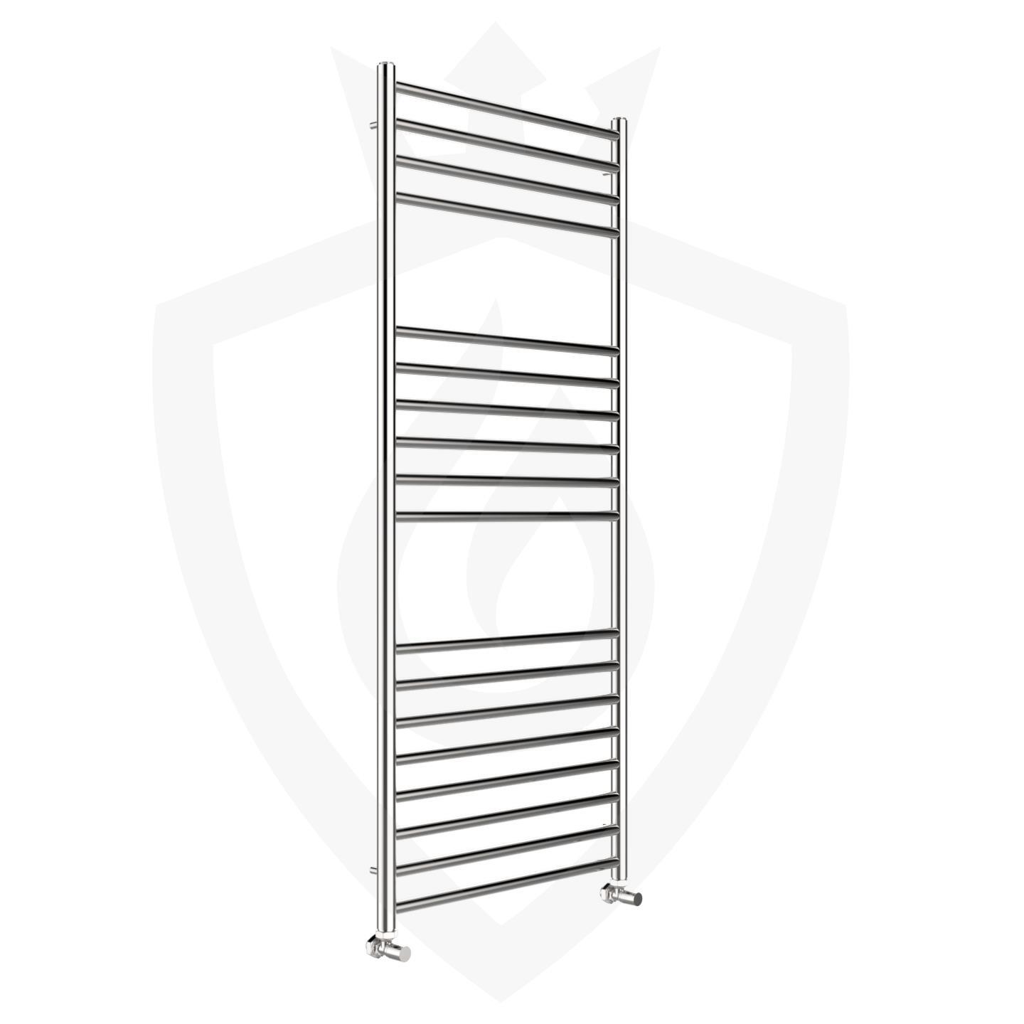 Stainless Steel Towel Ladder Rail Radiator Heated Bathroom Warmer 600mm x 1400mm