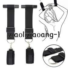 Slaver Binding Gear Harness Ways Flirting Restraint Handcuffs on Door Couples