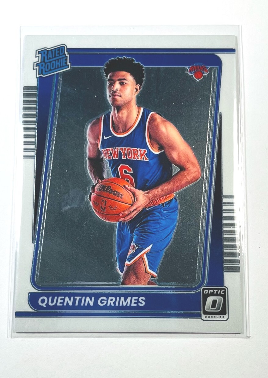 2021-22 Panini Optic Rated Rookie Holo Quentin Grimes Knicks RC #166