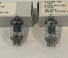 Lot of 2 NIB JAN-GE 5654W Electronic Tube New Old Stock New In Box LOOK 