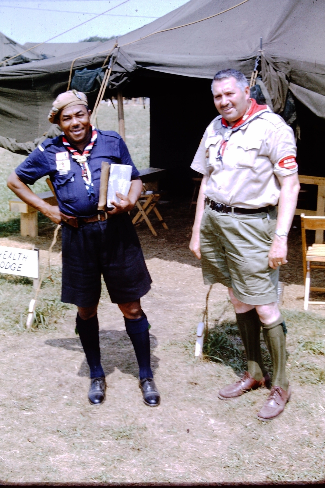 Drapeau Boy Scouts Jamboree 1964 – Valley Forge Troop 71 – Signé – 3x5 Pieds