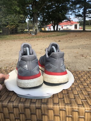 Adidas Sonic Drive Mens Size 10 Gray Scarlet Shoes Athletic Running Walking Size 9 - Adidas Sonic Drive Grey Scarlet for sale online | eBay main image 4