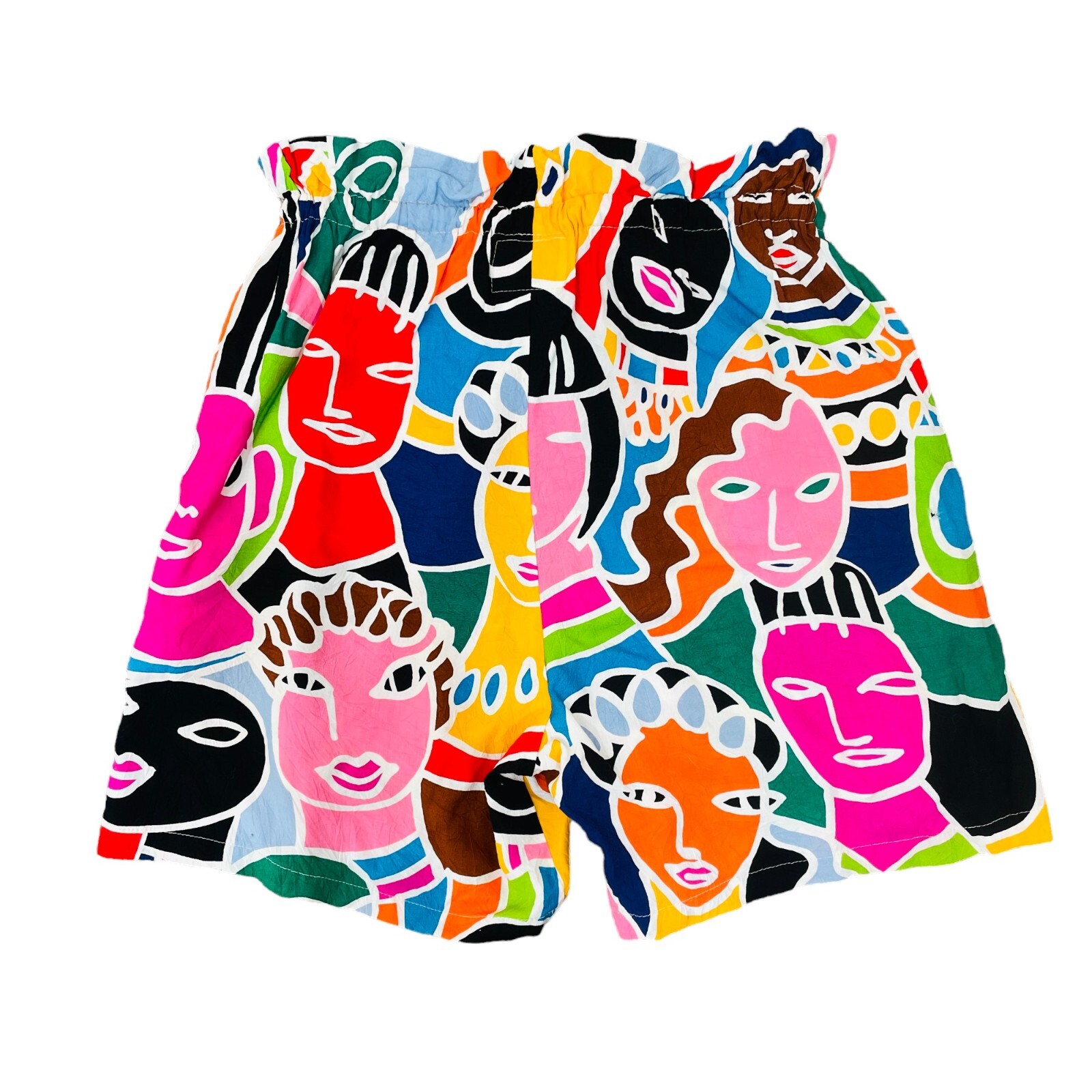 Vintage Jams World Womens Size M Tropical Isle Drawstring Shorts Rayon