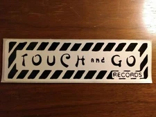 Touch and Go Records LOGO STICKER Jesus Lizard Silkworm Necros Shellac Brainiac 