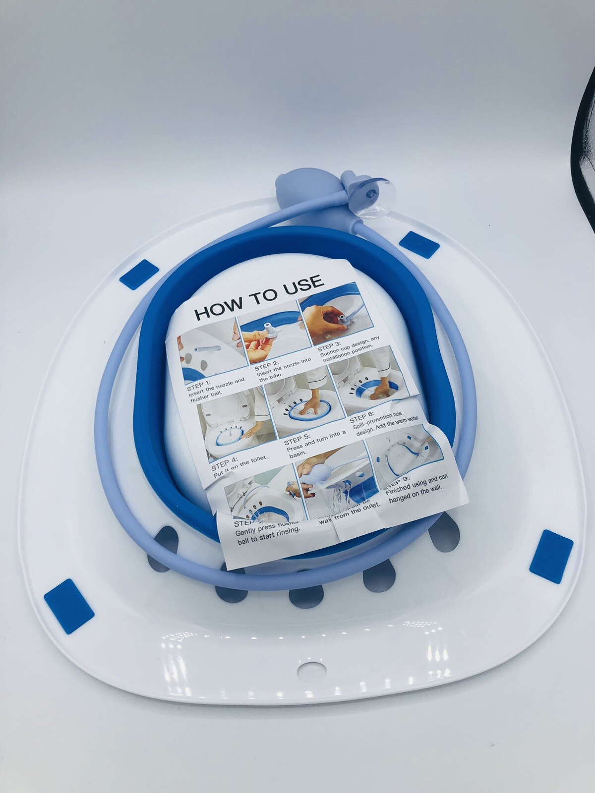 Foldable Steam Seat for Toilet by Fivona – Universal Sitz Bath Tub  -image