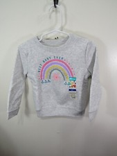 New Garanimals Sweatshirt Girls Size 24 Months Gray Rainbow BEST BABY EVER