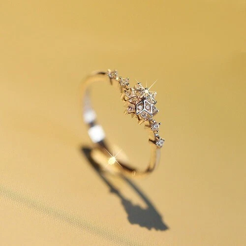Snowflake wedding best sale band