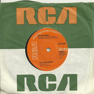 David Bowie - The Jean Genie (7", Single, Sol) - Bild 3 von 3