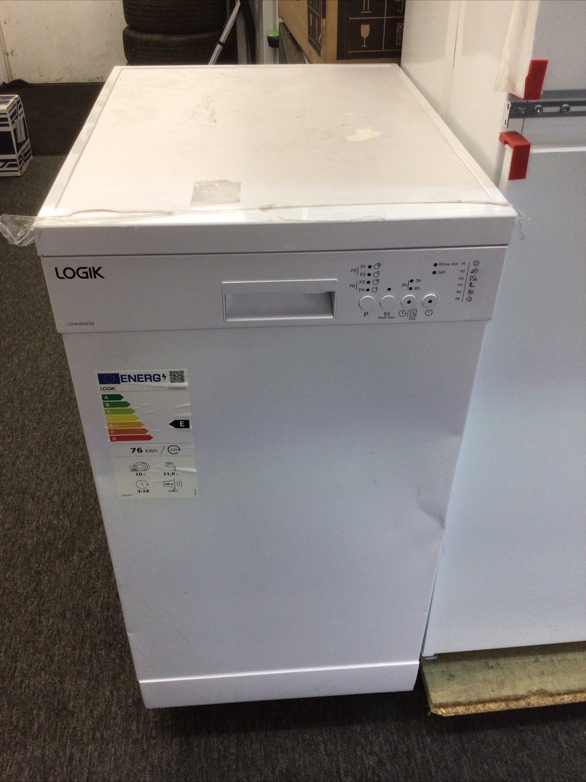 LOGIK LDW45W22 Slimline Dishwasher White GRADED RRP £229 COLLECTION ONLY eBay