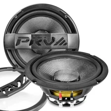 2x PRV 8MR500CF-NDY-4 Midrange 4 Ohm Neodymium 8" Waterproof PRO Audio Speakers