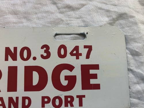 1967 No. 3047 Bainbridge Georgia's Inland Port License Plate - Picture 3 of 12