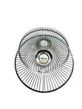 Galaxy Table Top Fan Grill Replacement Set Chrome Wire Covers 12-Inch Front Back
