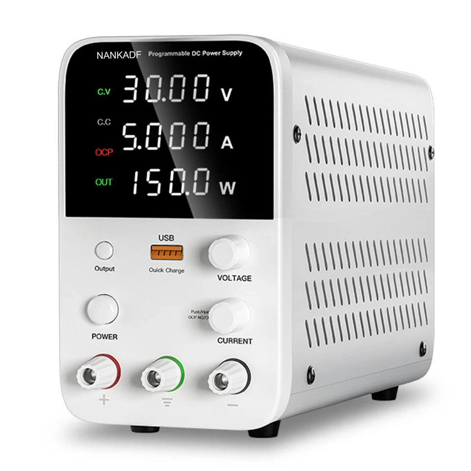 WPS 30V 5A Lab DC Power Supply Adjustable Variable  programmable Bench Switching - Image 3 of 4