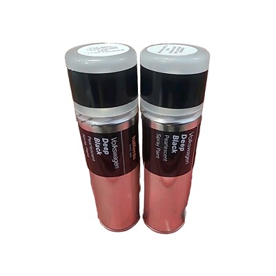 VOLKSWAGEN DEEP BLACK PEARLESCENT SPRAY PAINT 300ML 2x CANS HALFORDS