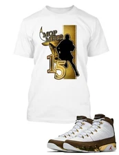Mens Big Tall Small Sneaker Tee Shirt To Complement Air J9 MOP Melo Shoe