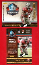 Derrick Brooks Buccaneers 2014 HOF Class Canton Panini Hall of Fame Card