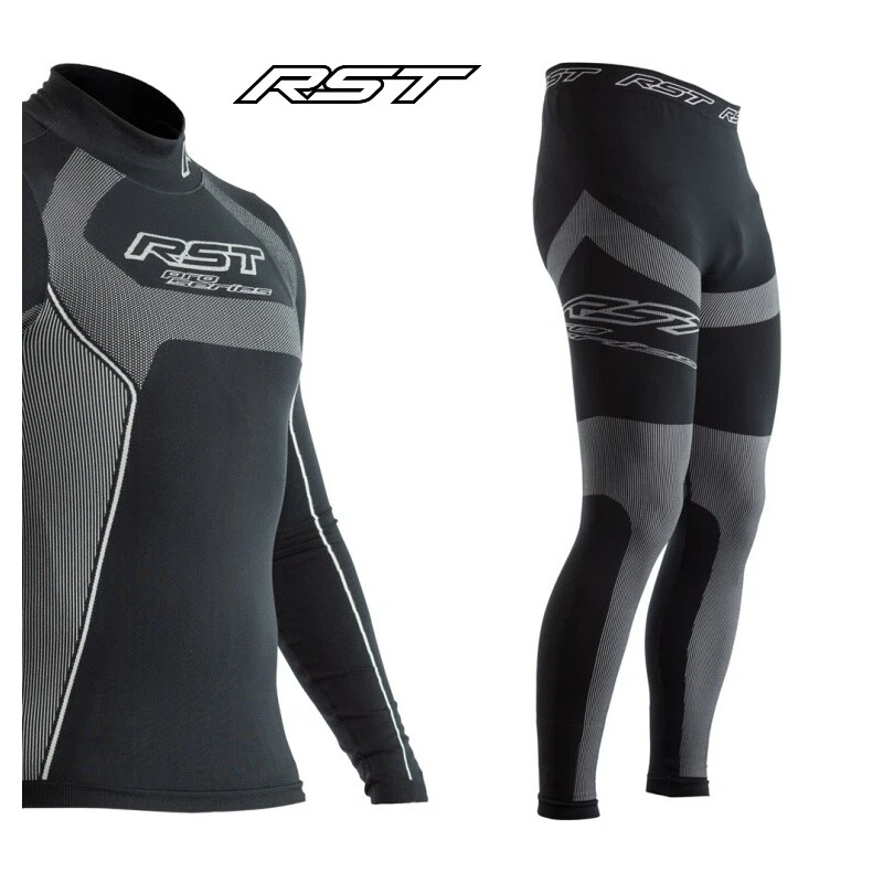 RST Tech X Coolmax Under Skin Base Layers Long Sleeve Top & Pant Set - Black
Opens in a new window o
