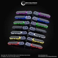 Revolution Passenger Foot Pegs CNC Fit For Honda ADV-350 Forza 300/350 Black