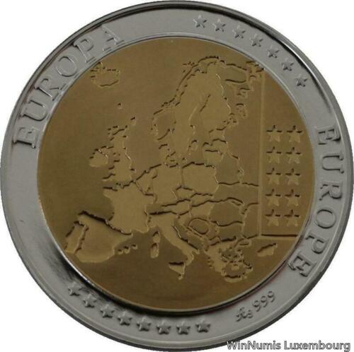 D1329 Medal Monaco 10 Euros 2003 Prince Rainier Albert Silver 999% PF Proof BE