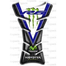 Paraserbatoio "Classic Sport" bleu carbon look per Yamaha R6