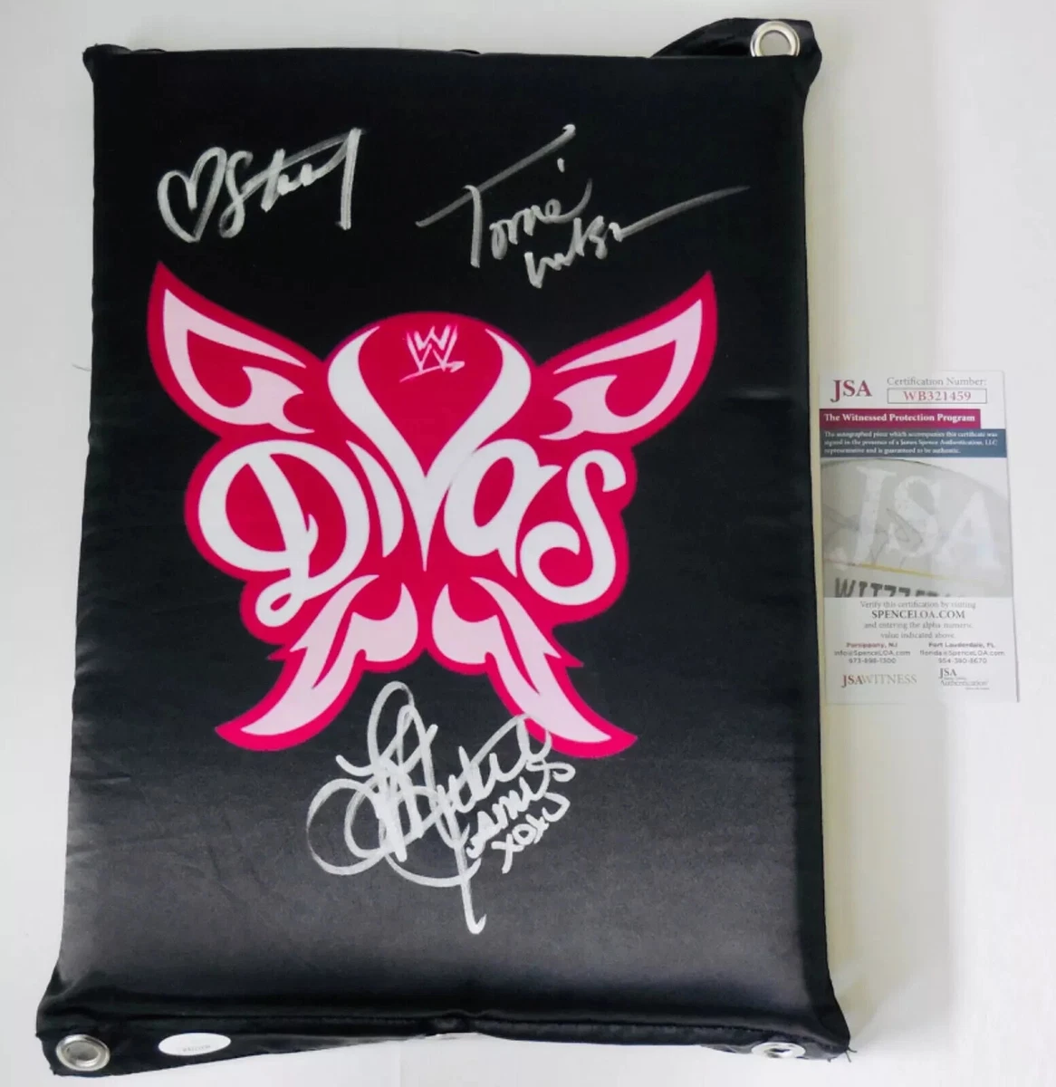 Carte Autographe Stacy Keibler 2002 Fleer WWE Divas, Authentifiée BAS
