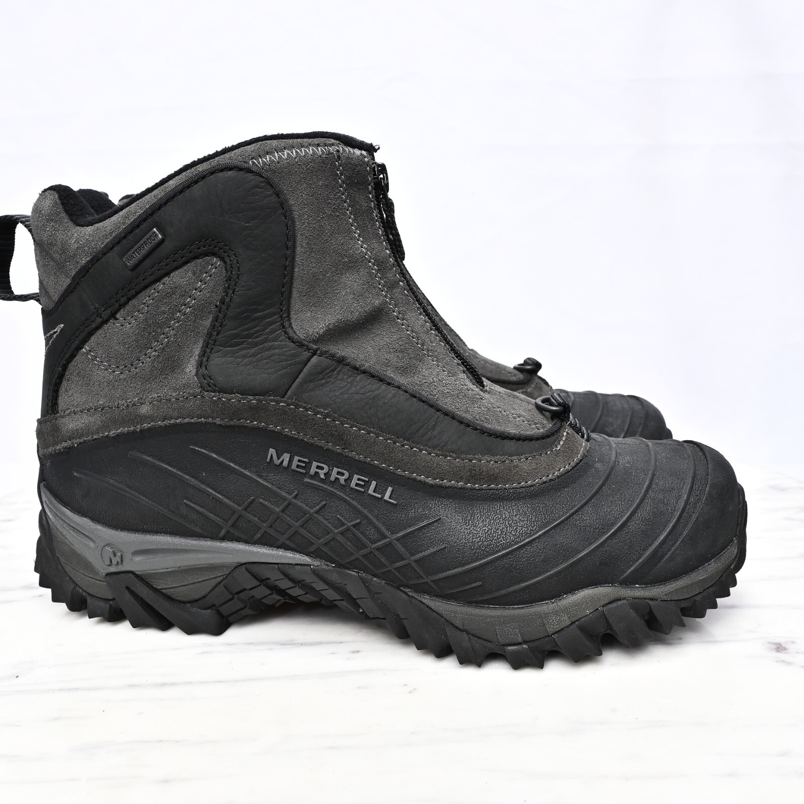 Stivali da lavoro MERRELL Isotherm zip impermeabili 400g isolamento invernali neve uomo taglia 9