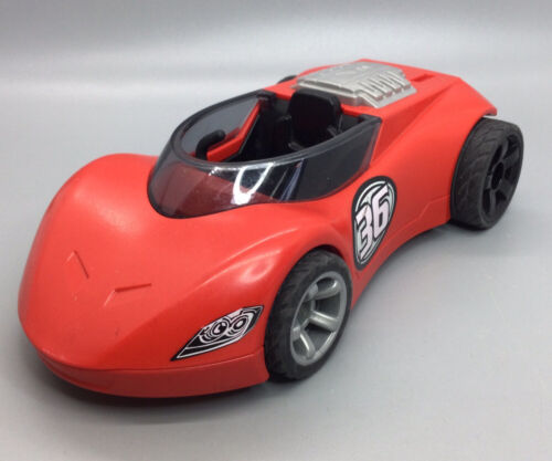 Playmobil Racing Set - 5175 - Fast Wind Up Red Racing Rally Car Turbo Racer - Picture 5 of 8