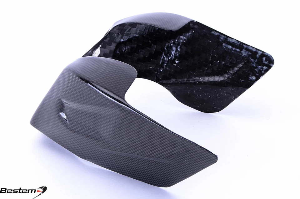 Kit de alerón de fibra de carbono Ducati Monster Hypermotard 696 796 1100 EVO  Foto 3 de 4