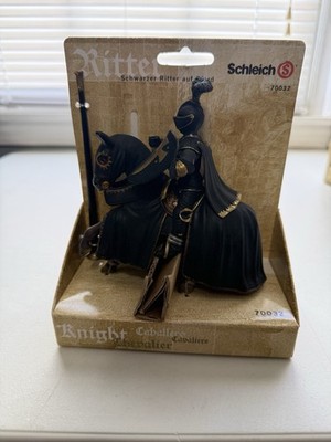 Schleich 70032 World Of Nights Ritter Black Knight On Horseback With Joust NIP