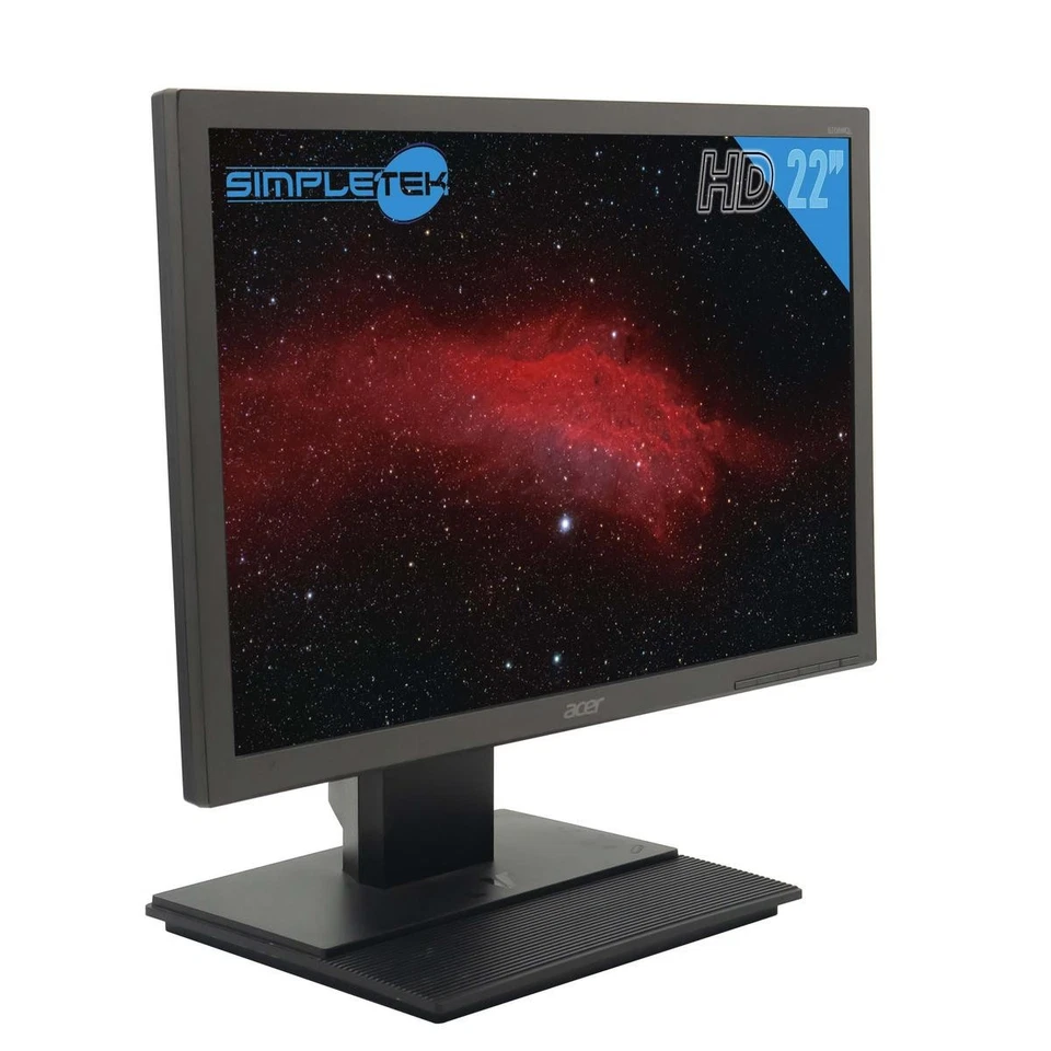 Acer B206WQL 20 " 16 : 10 Bildschirm LCD Monitor Display Gehäuse DVR Comp - Bild 3 von 4