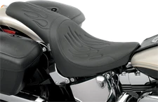 Drag Specialties Predator Seat Flame Stitching 0802-0468